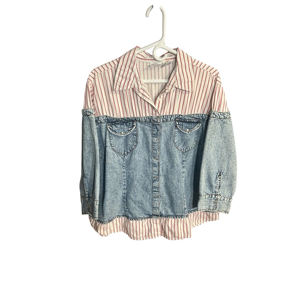 Vintage Carolina Blues by Carolina Colours Plus Denim Jacket Women's 18/20
